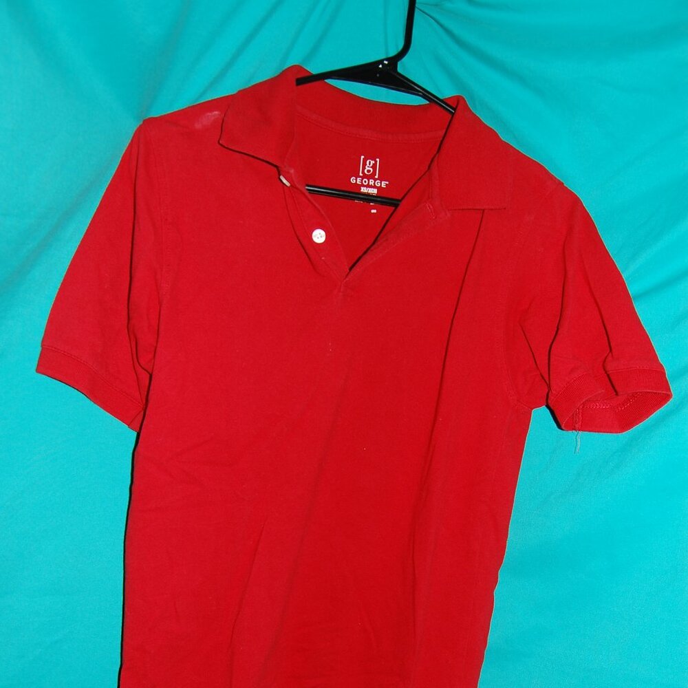 Red Polo Shirt - Mens XS